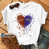Unique Baltimore Orioles And Baltimore Ravens Tiny Heart Shape T-Shirt For Fans