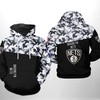 Unique Brooklyn Nets NBA Camo Veteran Team Hoodie All Over Print 3D