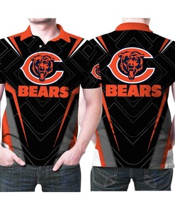 Unique Chicago Bears Logo Legging 3d All Over Print Polo Shirt in Breathable Fabric