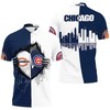Unique Chicago Sports Combo Love Ripped 3D All Over Print Breathable Fabric Polo Shirt