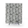 Unique Contemporary 71 x 71 inch Shower Curtain for College Dorm & Bathroom Decor - Bath Curtain Included