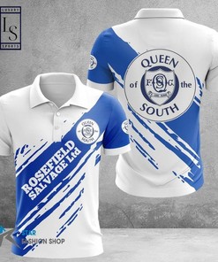 Unique Gift for Fans: Queen of the South FC Polo Shirt with Breathable Fabric