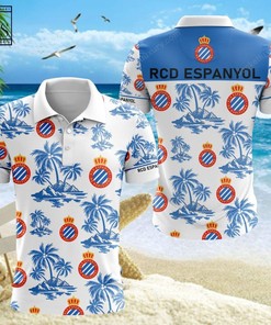 Unique Gift for Fans: RCD Espanyol Polo Shirt with Breathable Fabric