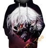 Unique Ken Kaneki Unraavel Hoodie with 3D Print Design