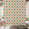 Unique Mid Century Modern Optional Pattern Shower Curtain Set