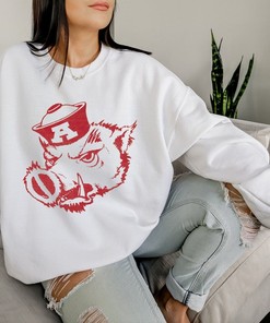 Unisex Arkansas Razorbacks Graphic Sweatshirt Retro Arkansas Logo Arkansas Sweater