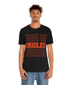 Unisex Baltimore Orioles Baseball Jersey Tee, Mlb Fan Gameday Apparel