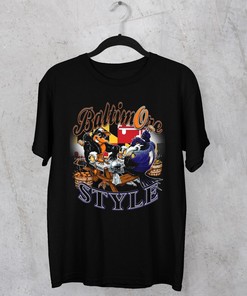 Unisex Black Baltimore Orioles And Ravens T-Shirt Perfect For All Sizes