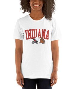 Unisex Indiana Football Apparel Stylish Iu Hoosiers Shirt For Ncaa Fans