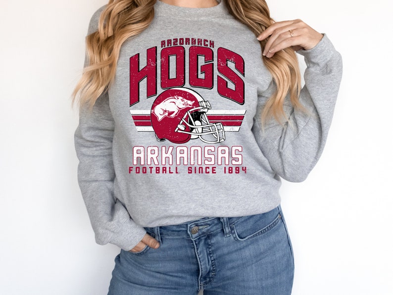 University Of Arkansas Razorback Football Sweatshirt, Hoodie, Shirt, Hogs Shirt Gifts For Razorbacks Lover - Image 2