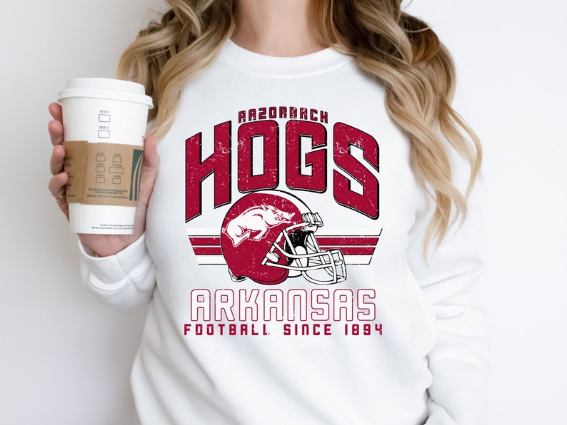 University Of Arkansas Razorback Football Sweatshirt, Hoodie, Shirt, Hogs Shirt Gifts For Razorbacks Lover - Image 3