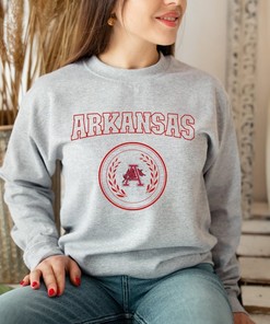 University Of Arkansas Sweatshirt, Razorbacks Crewneck, Go Hogs Sweater, Woo Pig Sooie Pullover
