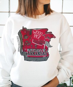 University Of Arkansas Sweatshirt, Throwback Arkansas Crewneck, Shirt, Hoodie