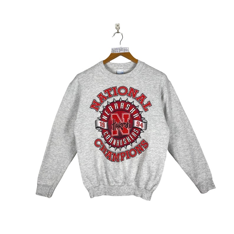 University Of Nebraska Huskers Cornhuskers 1994 Football Pullover Sweatshirt Hoodie