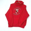 University of Wisconsin Badgers Vintage Red Hoodie Sweatshirt - NCAA 80s Football Apparel