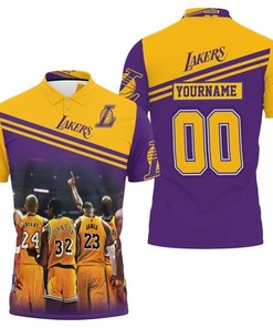 Unleash Your Champion Spirit with the LA Lakers NBA Western Conference Nba for Fans 3D All Over Print Polo Shirt