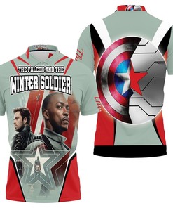 Unleash Your Power with Falcon and the Winter Soldier Teammates Real Power 3D All Over Print Polo Shirt