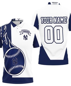 Unleash Your Yankees Fandom with a Personalized 3D All Over Print Polo Shirt