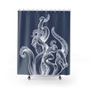 Unleash your dark side with this Octopus Tentacle Monster Occult Cthulhu Shower Curtain