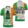 Upgrade Your St. Patrick's Day Look with Irish Baby Yoda 3D Polo Jersey All Over Print Shirt