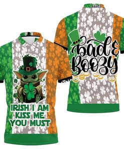 Upgrade Your St. Patrick's Day Look with Irish Baby Yoda 3D Polo Jersey All Over Print Shirt