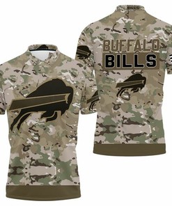 Upgrade your Buffalo Bills style with a Camo Pattern All Over Print Polo Shirt, perfect for any game day.