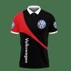 Upgrade your wardrobe with the 3D Printed Volkswagen Pvt-Hl Polo Shirt Ver 3 (Red) and an all-over print design.