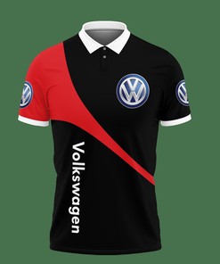 Upgrade your wardrobe with the 3D Printed Volkswagen Pvt-Hl Polo Shirt Ver 3 (Red) and an all-over print design.