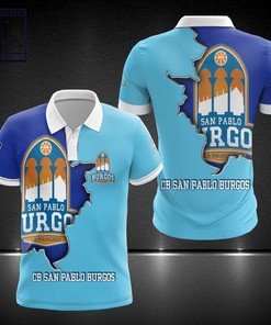 Upgrade your wardrobe with the San Pablo Burgos 3D Polo Shirt made with breathable fabric.