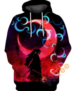 Upper Moon One Demon Slayer Hoodie 3D Print All Over