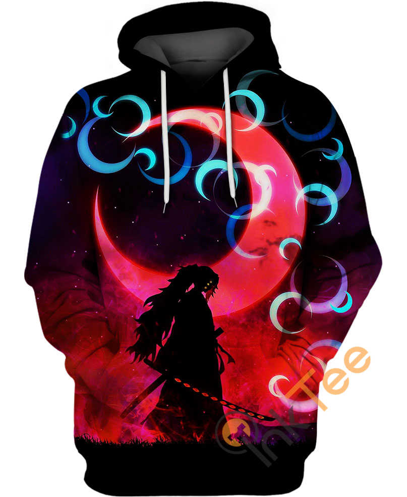 Upper Moon One Demon Slayer Hoodie 3D Print All Over
