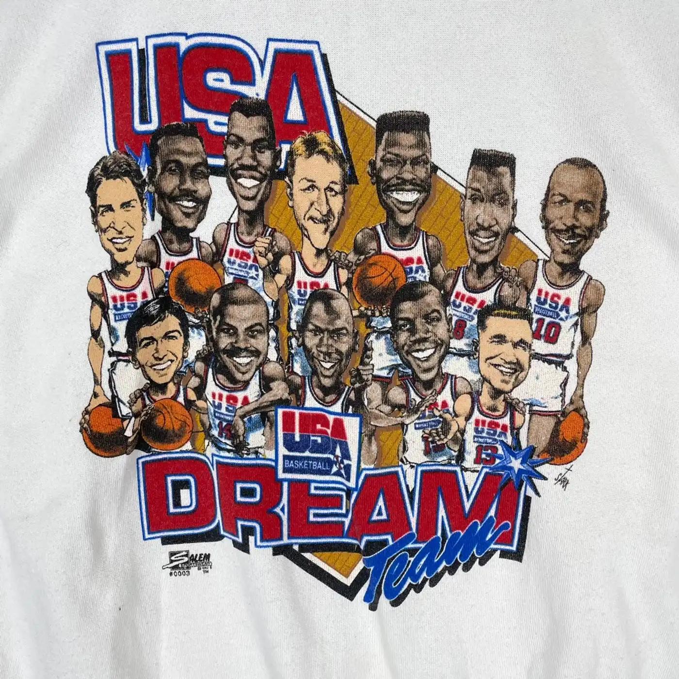 Usa 1992 Olympic Basketball Dream Team Crewneck T-Shirt, Hoodie, And Sweatshirt Gift For Fans - Image 2