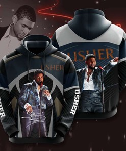 Usher RnB Singer Music Custom Hoodie 3D Print All Over