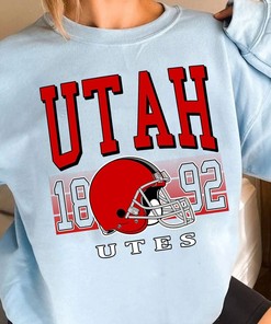 Utah Football Crewneck, Utah Football Sweatshirt, Football Fan Shirt, University Football Fan Shirt, Hogs Razorbacks