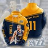 Utah Jazz All Over Print Hoodie in 3D Design with Customized Features