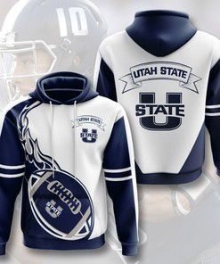 Utah State Aggies Custom Hoodie 3D Print All Over