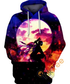 Uzui Tengen Demon Slayer Anime Hoodie 3D Print All Over