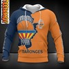 Valencia Basket All Over Print 3D Hoodie with Team Logo