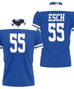 Vander Esch #55 Dallas Cowboys Leighton NFL American FootballRivalry Throwback 3D Allover Gift for Fans Polo Shirt