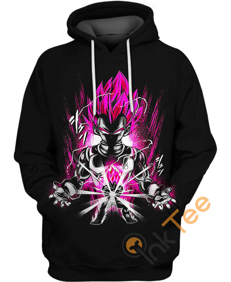 Vegeta's Classic Super Saiyan Hoodie in 3D Design