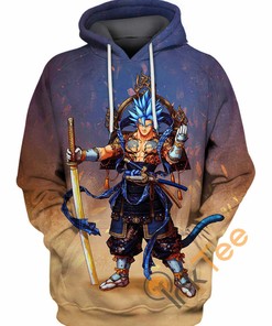 Vegito Blue Hoodie 3D Print All Over