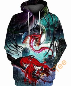 Venom Beat Spiderman Spidey Death Comic Hoodie 3D Print All Over