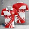 VfB Stuttgart Football Polo Shirt with 3D printing technology and breathable fabric for men