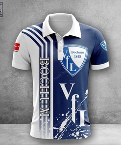 VfL Bochum 3D Bundesliga Polo Shirt with personalized design for athleisure