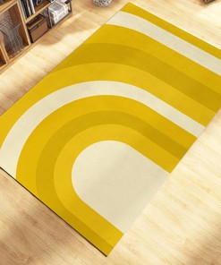 Vibrant 70s Groovy Retro Trippy Wavy Hippie Y2k Preppy Abstract Funky Cute Hippie Decorative Rug