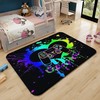 Vibrant Gamer Sweatshirt for Boys: Non-Slip Area Rug with Colorful 3D Printed Gamepad Design