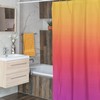 Vibrant Ombre Shower Curtain | Dip Dye Bathroom Shower Decor | Orange Purple Ombre | Unique Shower Curtains