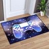 Video Game Area Rug - Dreamy Starry Sky Printed Carpets for Boys/Teens Bedroom/Living Room - Large Rug