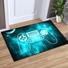Video Game Area Rug - Home Decor Gamepad Controller Carpets for Boys Playroom/Bedroom - Large Rug