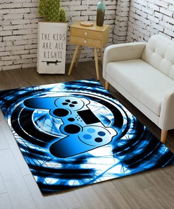 Video Game Area Rugs for Gamer Boys Bedroom/Home Decor with Non-Slip Crystal Floor Mat: Large Game Area Rugs